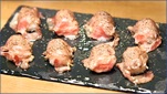 黒毛和牛の炙り肉寿司（8貫）