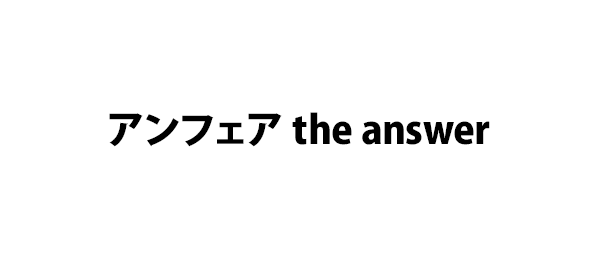 アンフェア the answer
