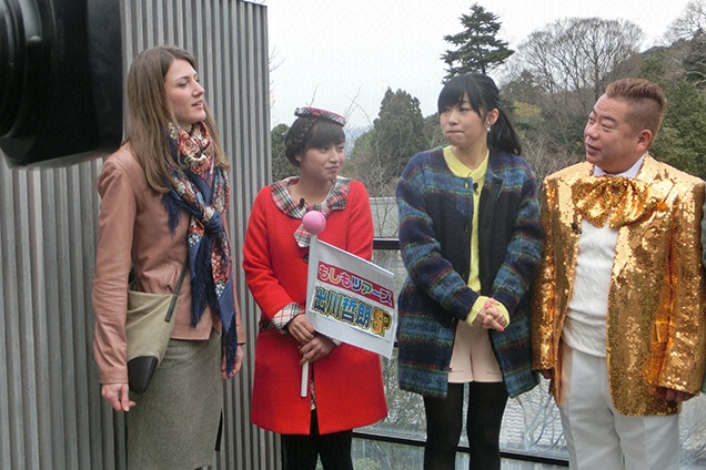 この女性は京都在住１年のマリアさん♪　外国人の目線で京都の魅力を教えてくれました