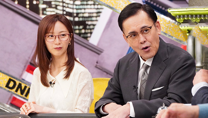次回放送予告　アリタキャスター、佐久間みなみアナウンサー