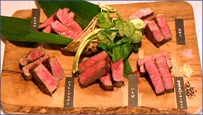 京都肉黒毛和牛5種食べ比べ