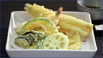 天ぷらの盛り合わせ