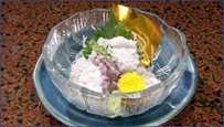 鱧の湯引き