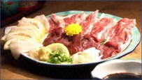 馬刺し三点盛り