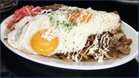 焼そばのっけ盛 目玉焼き盛