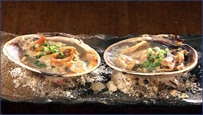 大アサリの浜焼き