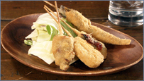 串カツ盛り合わせ