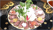 山形牛ロースたたき