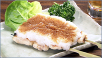 大根おろしで食べる焼鳥