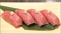 山形牛握り