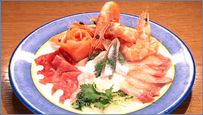 今日のカルパッチョ 6点盛り