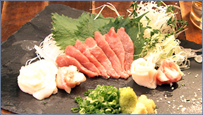 馬刺し3点盛り