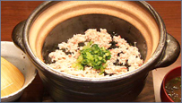 季節の釜炊きご飯 カニ