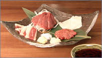 新鮮馬刺4種盛り