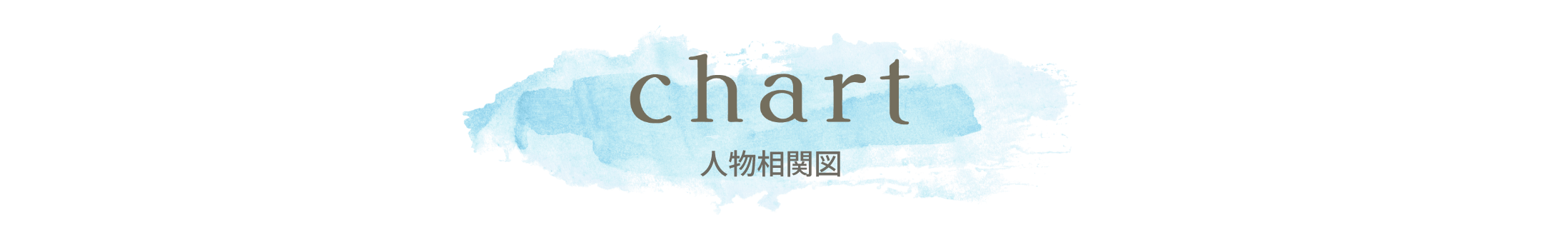 chart 人物相関図