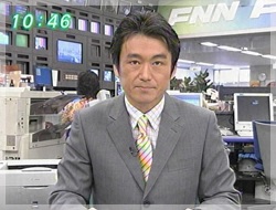 報道コーナーの奥寺アナ