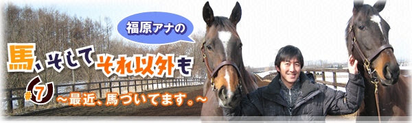 「馬、そしてそれ以外も」#7 ~最近、馬づいています。~ 「馬、そしてそれ以外も」#7 ~最近、馬づいています。~