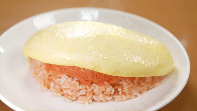 五穀・明太子オムライス