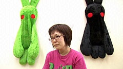 ミヤタケイコ　ぬいぐるみ　一点もの　ハンドメイド art lover backnumber