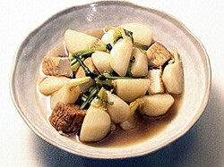 かぶと厚揚げの煮物