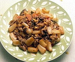 らっきょうの甘酢炒め