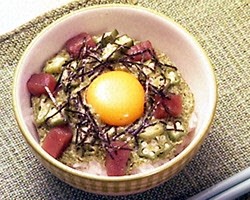 オクラ丼