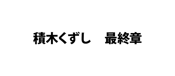 積木くずし　最終章