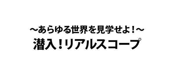 ～あらゆる世界を見学せよ！～潜入！リアルスコープ＜深木～sinboku～＞