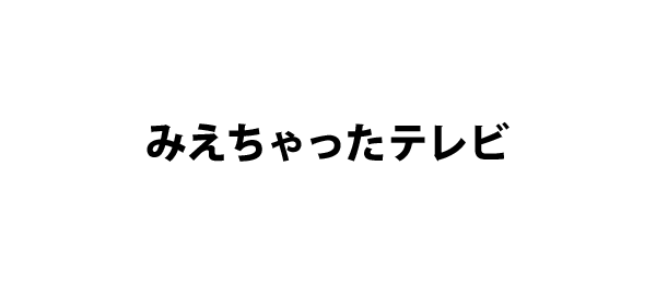 みえちゃったテレビ