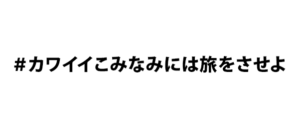 カワイイこみなみには旅をさせよ フジテレビ