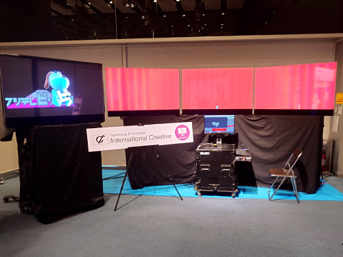 『第2回 フジテレビジュツ博』透過ディスプレイ
