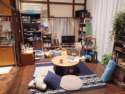 『第2回 フジテレビジュツ博』『海のはじまり』月岡夏(目黒 蓮)のアパートの部屋のセット