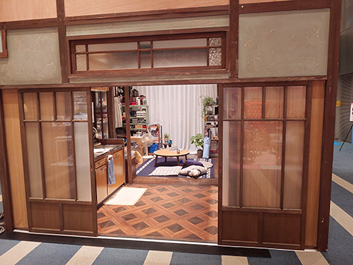 『第2回 フジテレビジュツ博』『海のはじまり』月岡夏(目黒 蓮)のアパートの部屋のセット