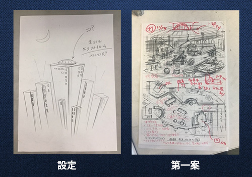 ダー子のアジト(打ち合わせ用図面)