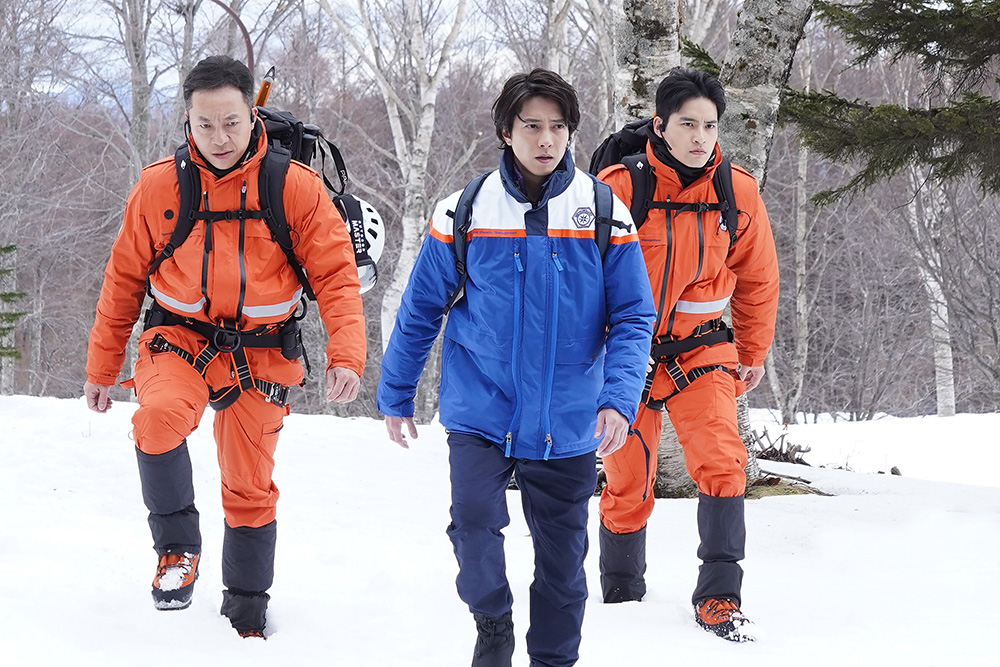 ブルーモーメント 晴原柑九朗(山下智久)、佐竹尚人(音尾琢真)、園部優吾(水上恒司)