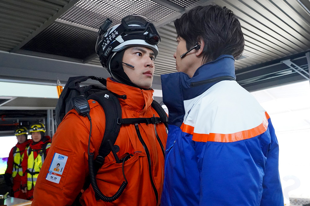 ブルーモーメント 晴原柑九朗(山下智久)、園部優吾(水上恒司)