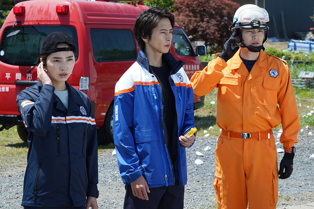 ブルーモーメント 晴原柑九朗(山下智久)、園部優吾(水上恒司)、丸山ひかる(仁村紗和)