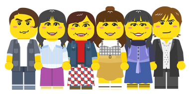 ももいろクローバーZ、KinKi Kids　レゴ