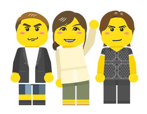 ともさかりえさん、KinKi Kids レゴ