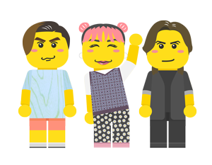 青山テルマさん、KinKi Kids レゴ