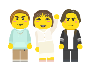 王林さん、KinKi Kids レゴ