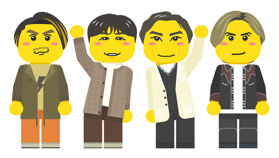 岸谷五朗さん、鈴木福さん、KinKi Kids レゴ