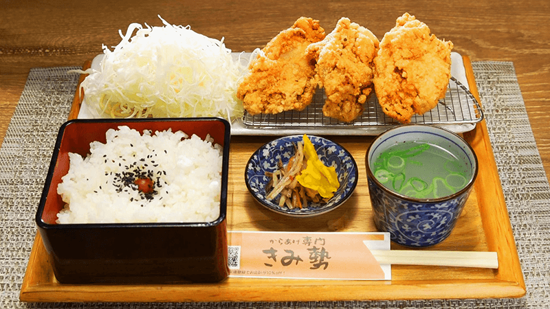 醤油からあげ膳