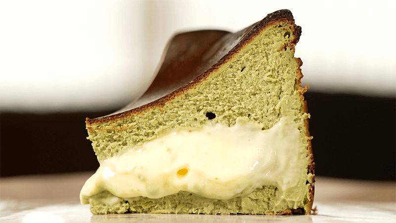 抹茶バスクチーズケーキ