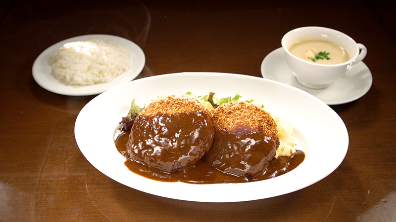 メンチカツ定食