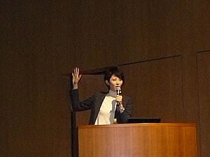 森本さやかアナウンサー現地取材報告講演会　金沢編