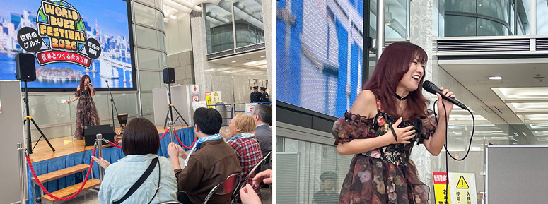 World Buzz Festival 2026×FNSチャリティキャンペーン 宇海-UUMI- チャリティライブを開催しました