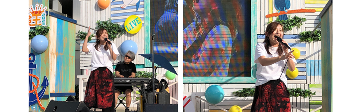 フジテレビの日、「お台場冒険王」のステージに宇海-UUMI-&澤近泰輔が登場し、50周年イメージソング「WINDY ROAD」を熱唱!インスタグラムでも生配信!
