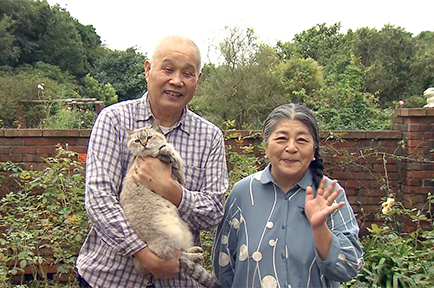 夫婦手づくりのバラ園