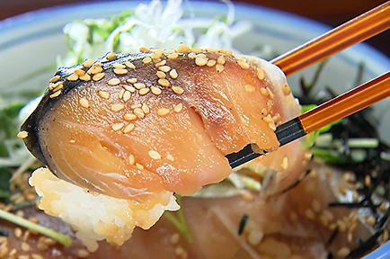 絶品！銚子の極上さば漬け丼